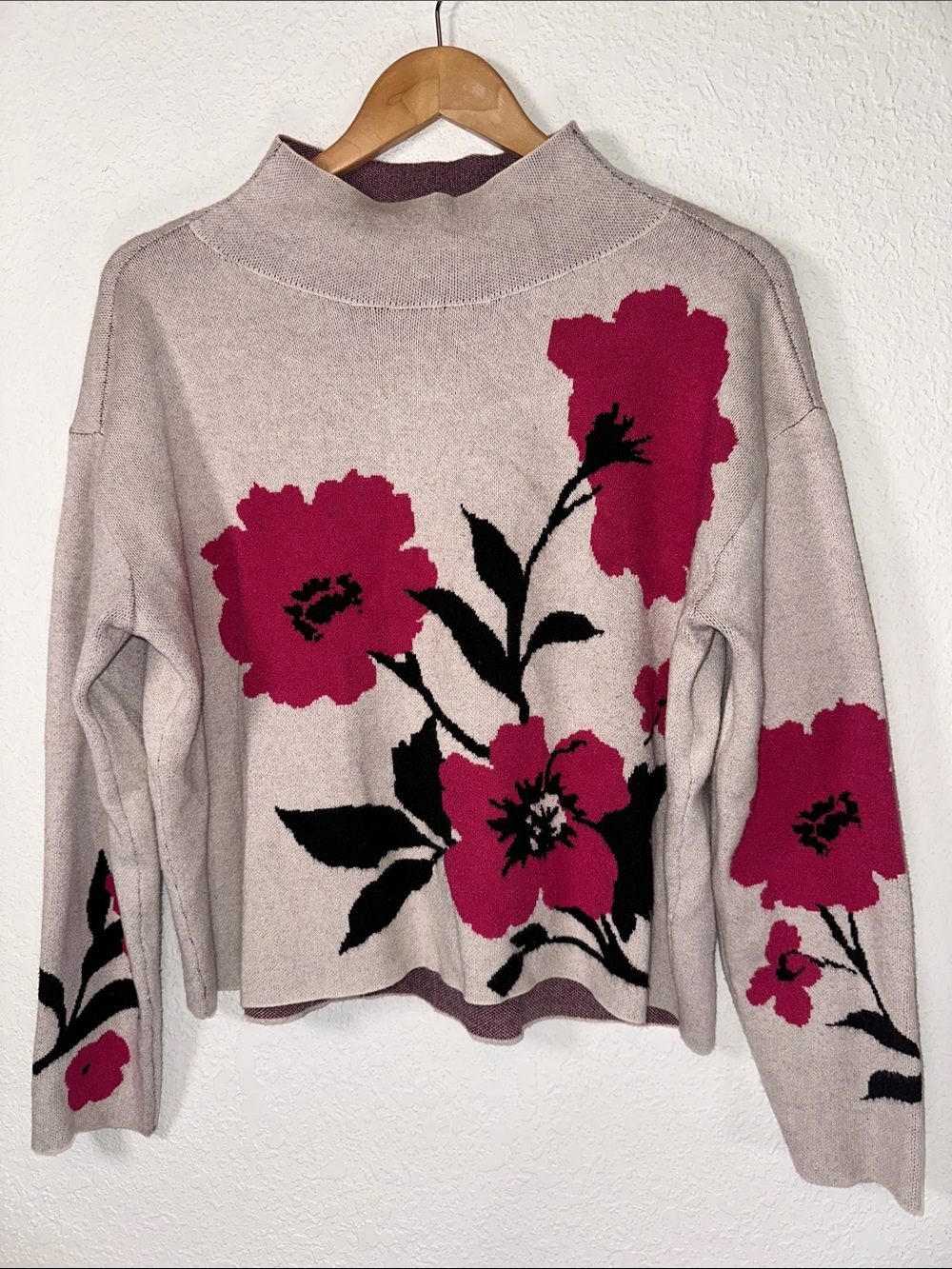 Anthropologie Maeve The Carys Mock-Neck Pullover